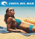 Costa Del Mar Sunglasses are great for water sports